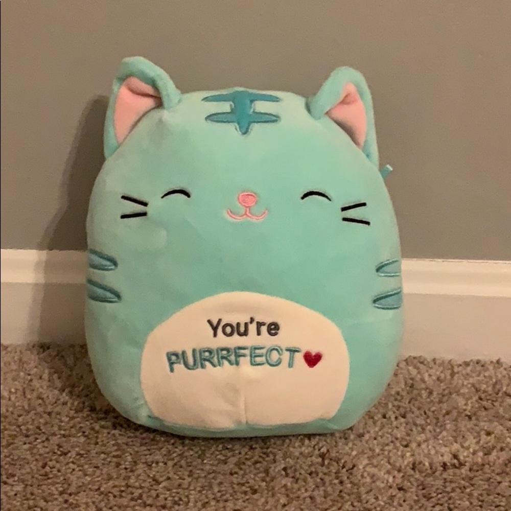 cat valentines squishmallow 8 inch